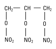 structural formula nitroglycerin