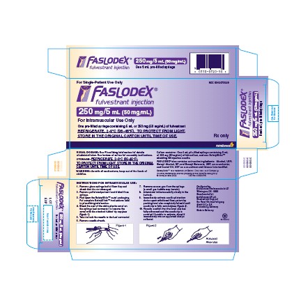 FASLODEX 250 mg Carton for one 5 mL syringe