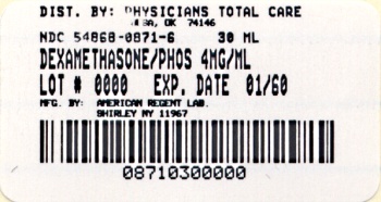 image of 30 mL package label