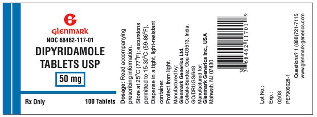 Dipyridamole Tablets USP 50 mg bottle label