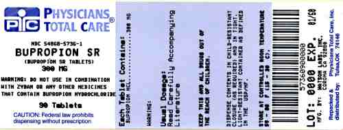 image of package label 300mg 90 tablets
