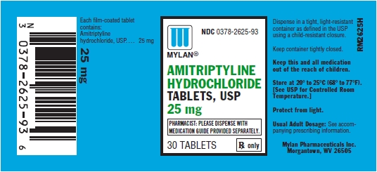 Amitriptyline Hydrochloride Tablets 25 mg Bottles
