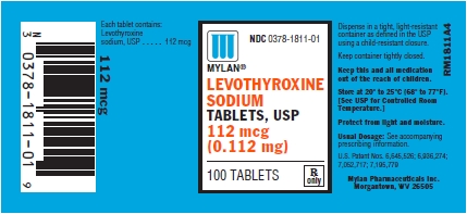 Levothyroxine Sodium Tablets 112 mcg (0.112 mg) Bottles