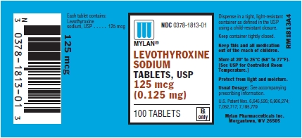 Levothyroxine Sodium Tablets 125 mcg (0.125 mg) Bottles