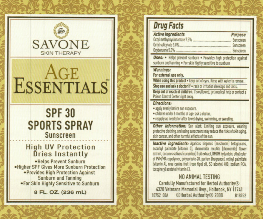 Savone Age Essentials