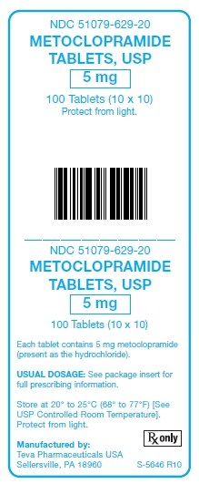 Metoclopramide 5 mg Tablets Unit Carton Label