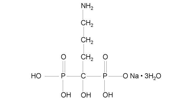Alendronate sodium structure
