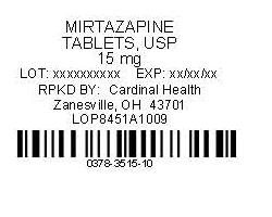 Mirtazapine A Label