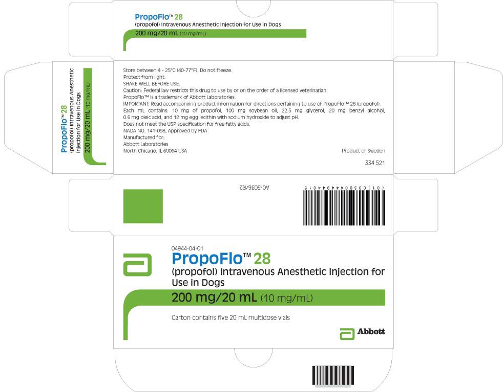 PropoFlo 28 200 mg / 20 ml - Carton
