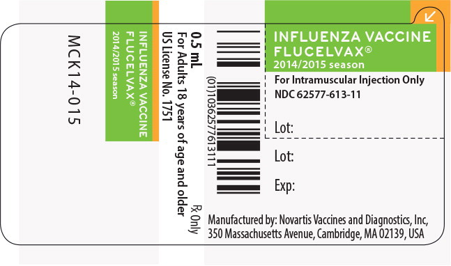 Principal Display Panel - Vaccine Syringe Label
