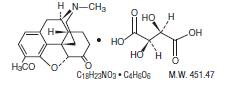Dihydrocodeine Bitartrate structural formula