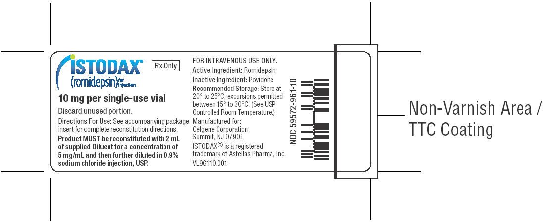 Principal Display Panel - Istodax - 10 mg Vial