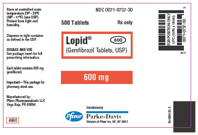 Principle Display Panel - 600 mg tablet bottle