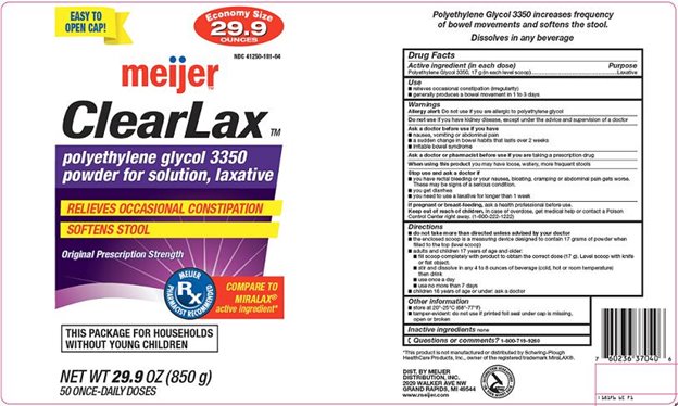 ClearLax(TM) Label