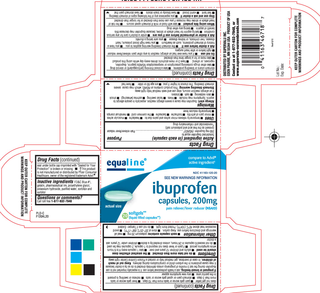 equaline supervalu Ibuprofen capsules 200 mg