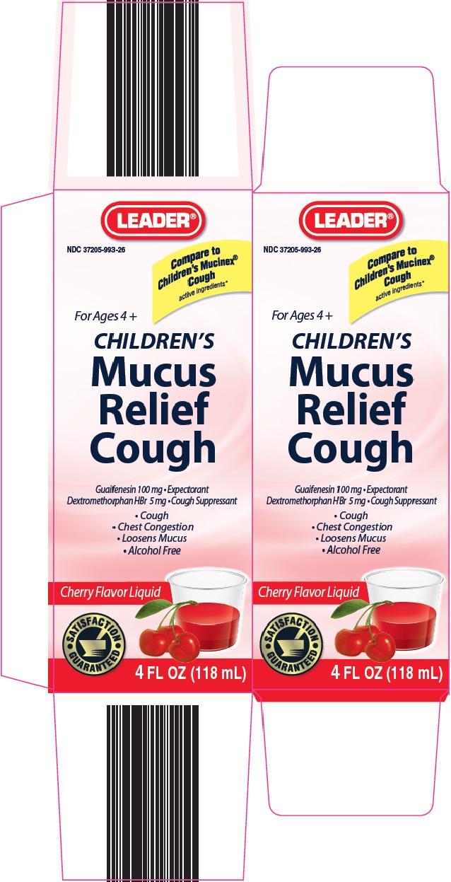 Leader Children's Mucus Relief Cough image 1