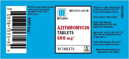 Azithromycin Tablets 600 mg Bottles