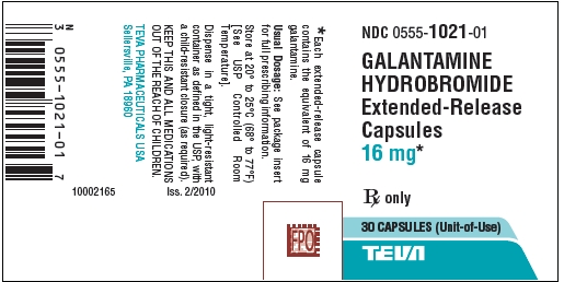 Galantamine Hydrobromide Extended-Release Capsules 16 mg 30s Label