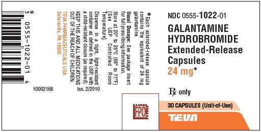 Galantamine Hydrobromide Extended-Release Capsules 24 mg 30s Label