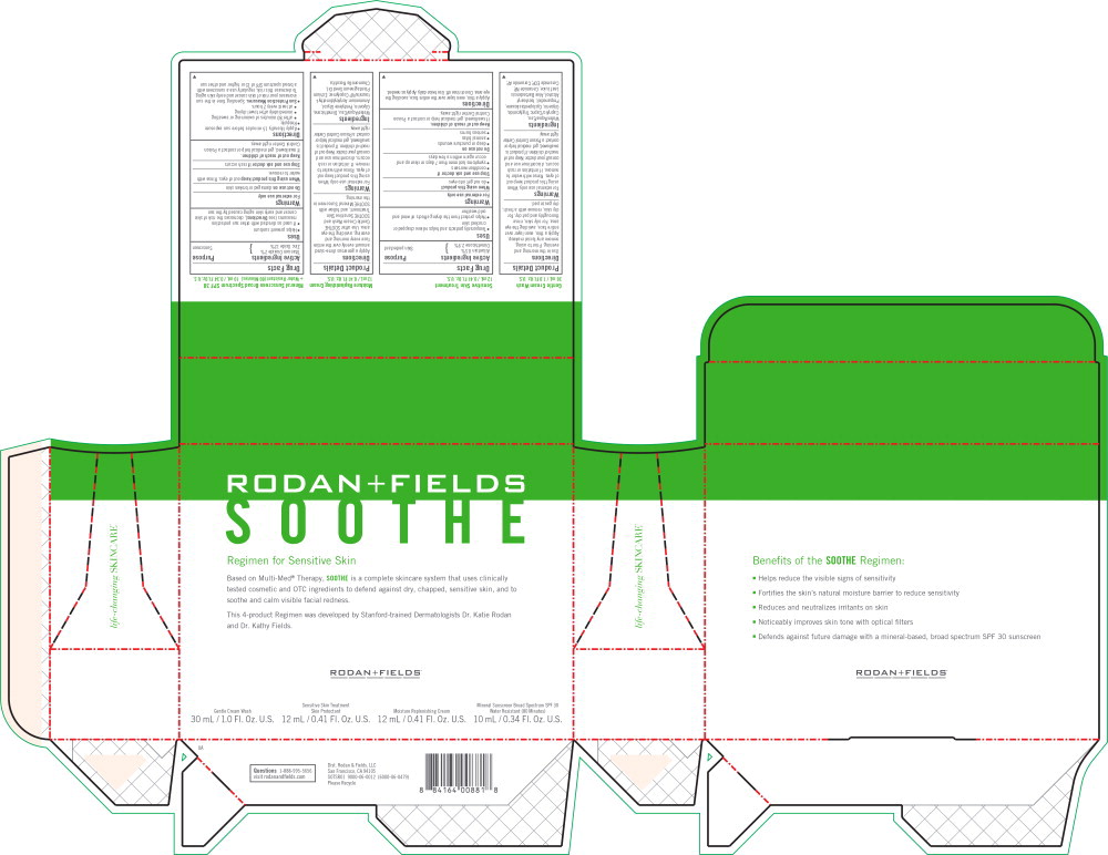 Principal Display Panel - Soothe Regimen for Sensitive Skin Carton Label

