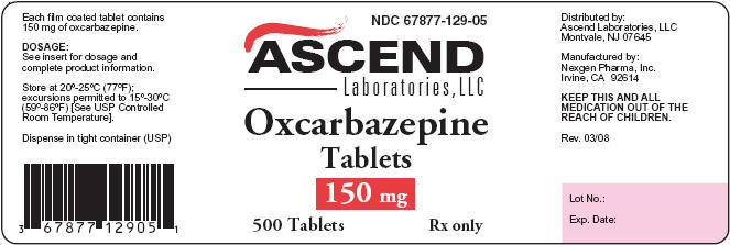 PRINCIPAL DISPLAY PANEL - 150 mg - 500 Tablet Bottle