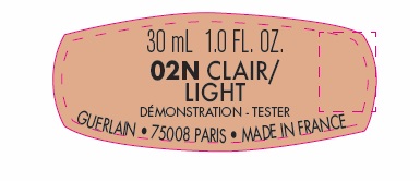 02N tester label