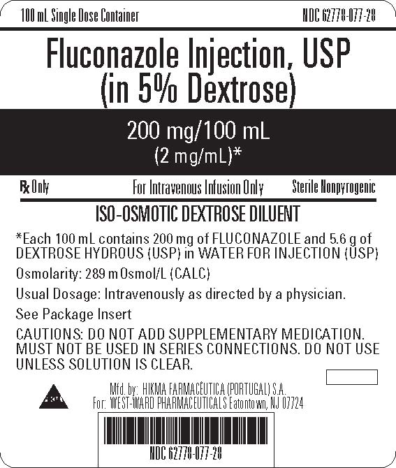 Fluconazole Injection in 5% Dextrose 100mL bag