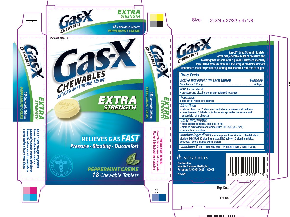 Gas-X ES Peppermint Carton