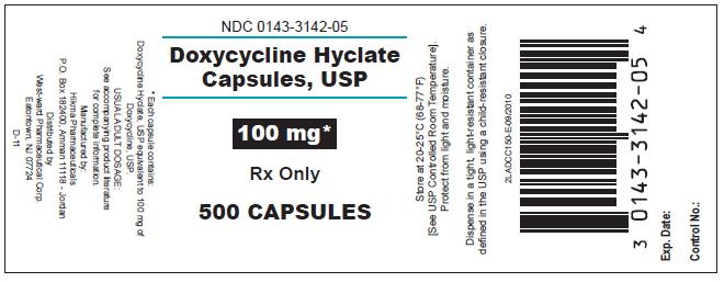 Doxycycline Hyclate Capsules 50 mg 50s