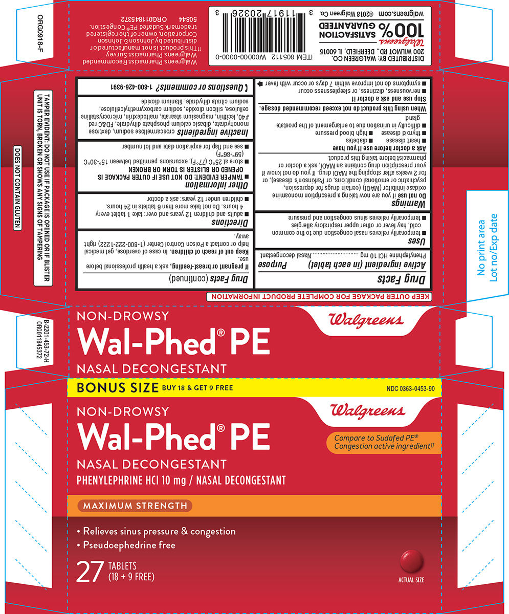 Walgreens 44-453 Wal-Phed PE