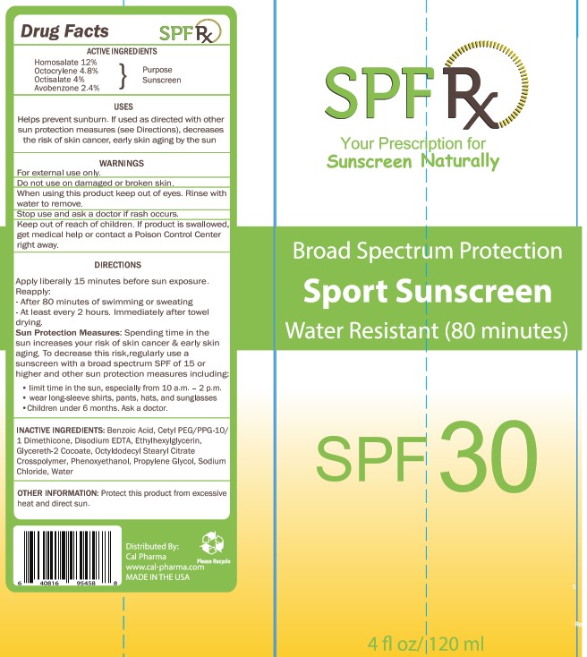 SPF Rx - Sport Sunscreen SPF 30 PDP