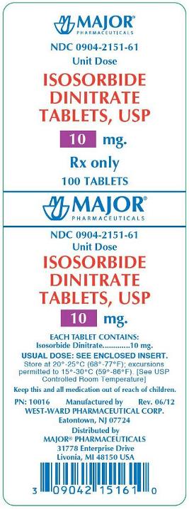 Isosorbide Dinitrate 5 mg Tablets