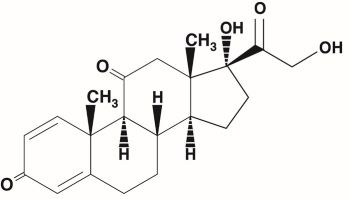Chemical Structure - Prednisone