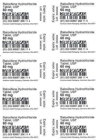 60 mg Raloxifene Hydrochloride Tablet Blister