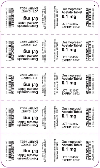 0.1 mg Desmopressin Acetate Tablet Blister
