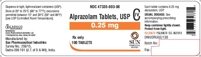alprazolam-label-0.25mg