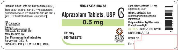 alprazolam-label-0.5mg