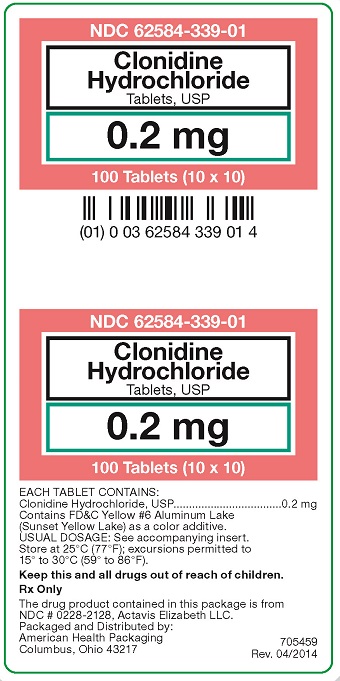 0.2 mg Clonidine Hydrochloride Carton