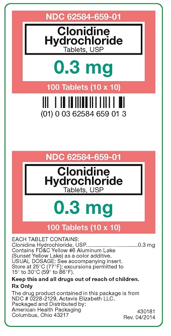 0.3 mg Clonidine Hydrochloride Carton