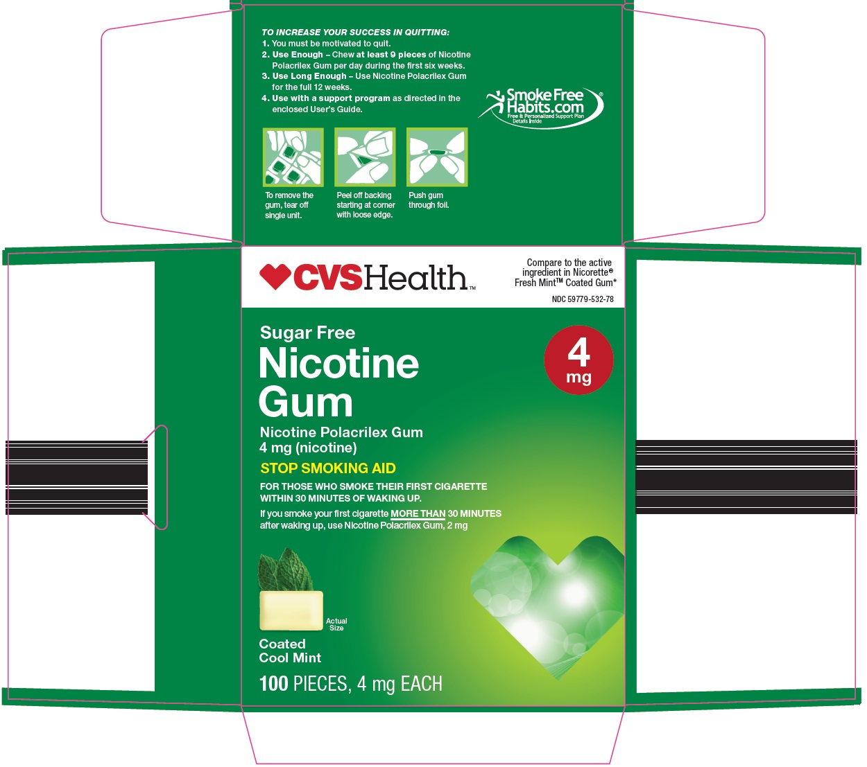 CVS Health Nicotine Gum 1