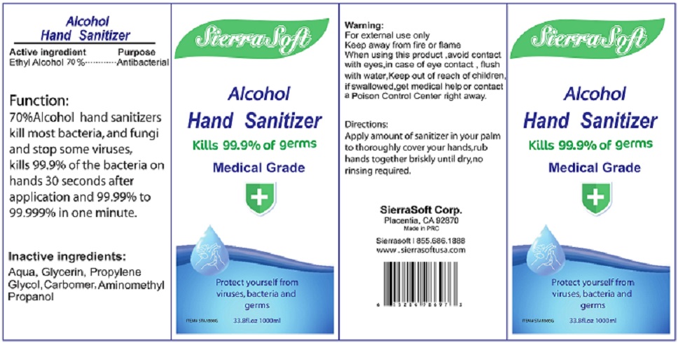01b LBL_Sierra Soft Alcohol Hand Sanitizer_1000mL