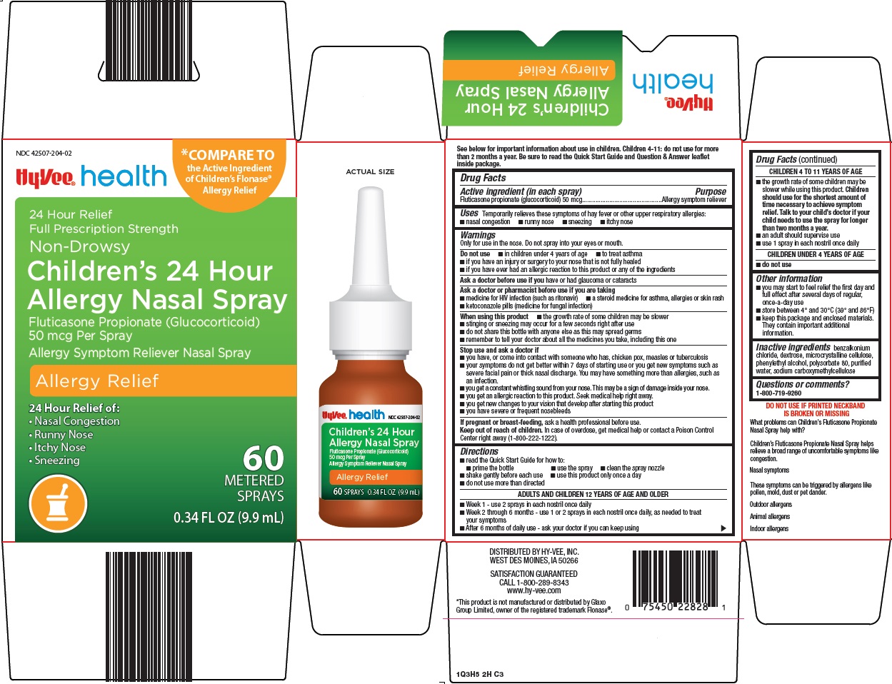 Hyvee Children's Allergy Nasal Spray