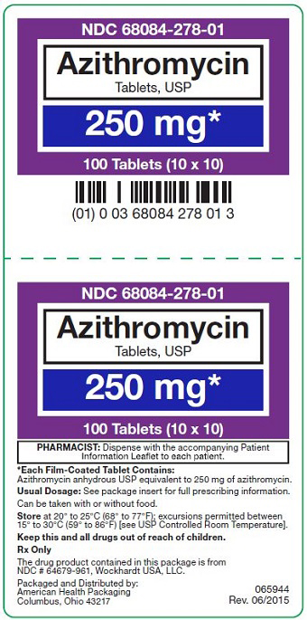 250 mg Azithromycin Carton