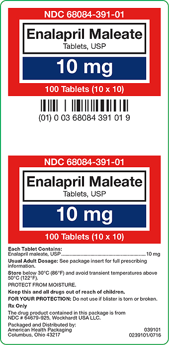 10 mg Enalapril Maleate Tablets Carton
