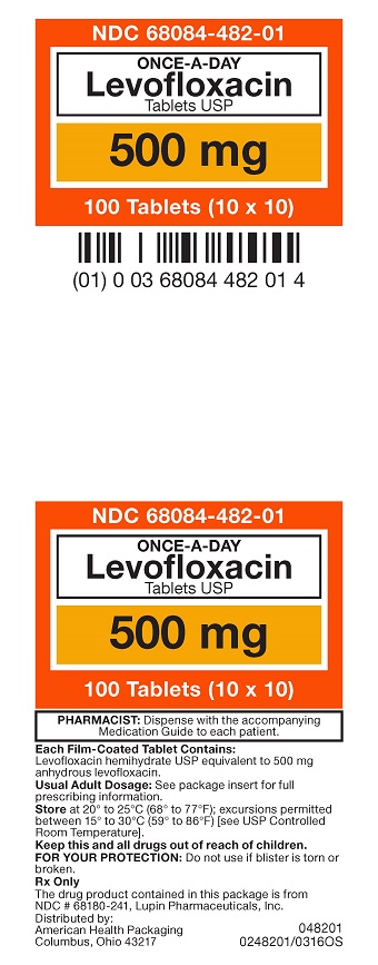 500 mg Levofloxacin Tablet Carton