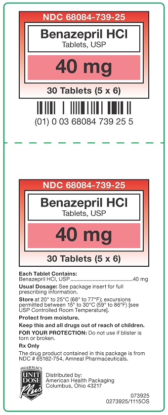 40 mg Benazepril HCl Tablets Carton