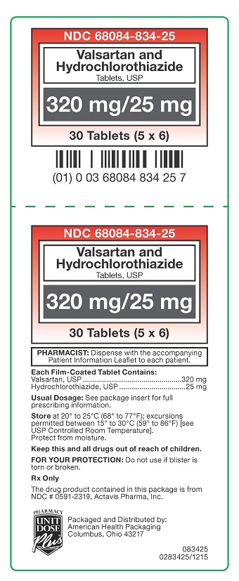 320 mg/ 25 mg Valsartan/HCTZ Tablets Carton