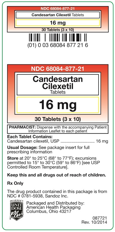 Candesartan 16 mg Label