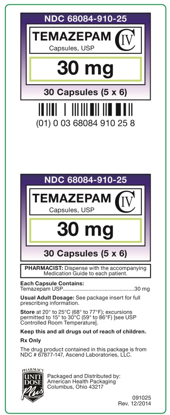 TEMAZEPAM Capsules, USP 30 mg label