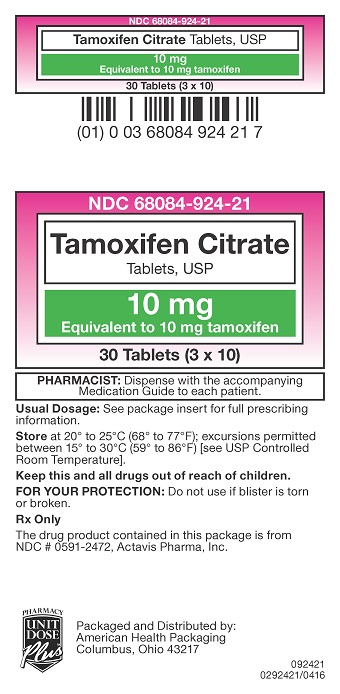 10 mg Tamoxifen Citrate Tablet Carton